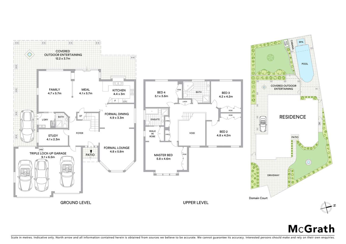 Floorplan of Homely house listing, 6 Domain Court, Bella Vista NSW 2153