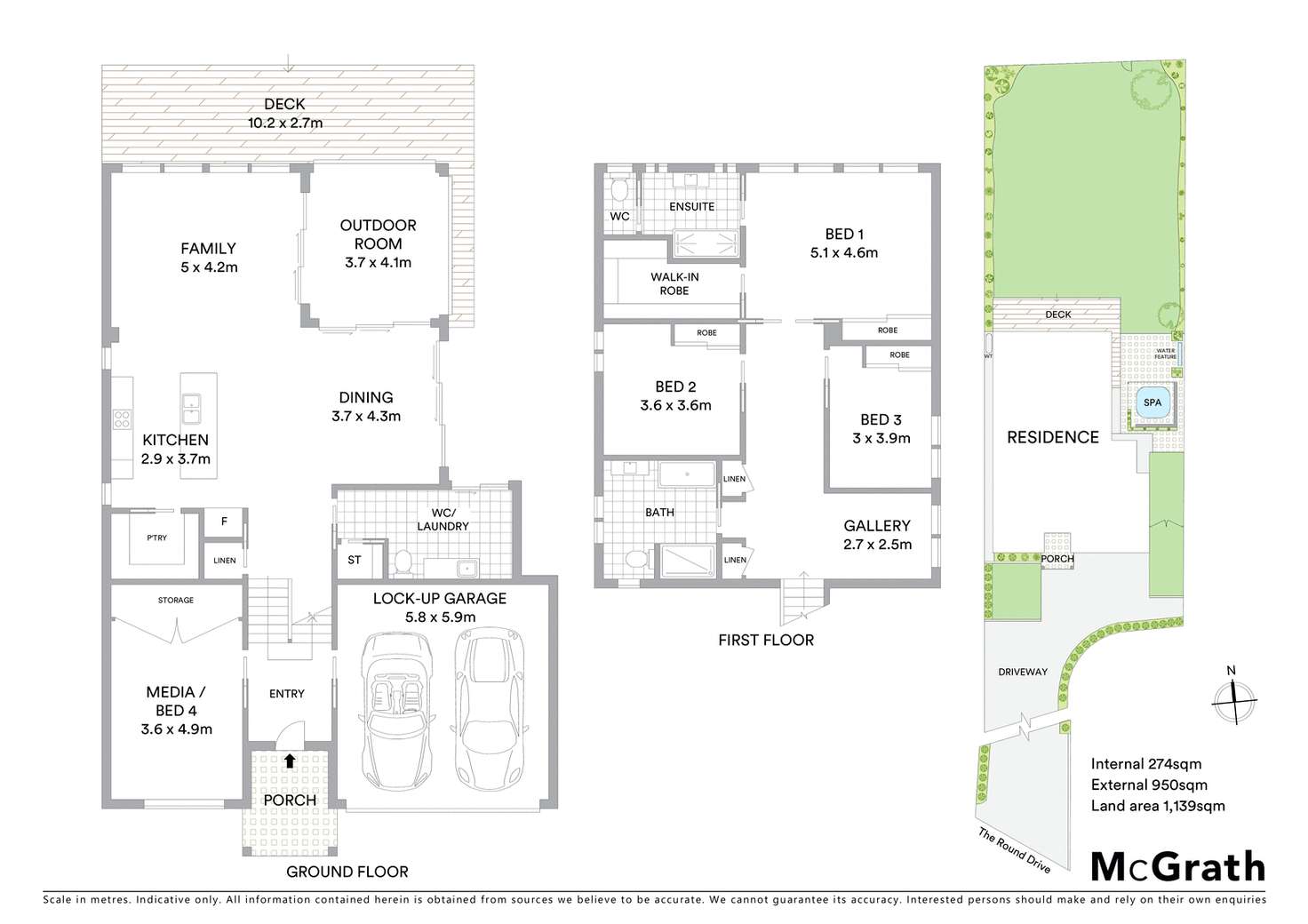 Floorplan of Homely house listing, 5/157 The Round Drive, Avoca Beach NSW 2251
