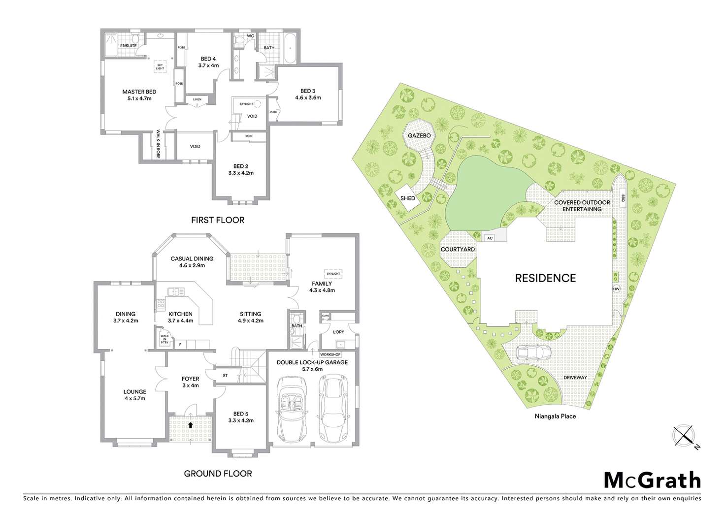 Floorplan of Homely house listing, 4 Niangala Place, Frenchs Forest NSW 2086