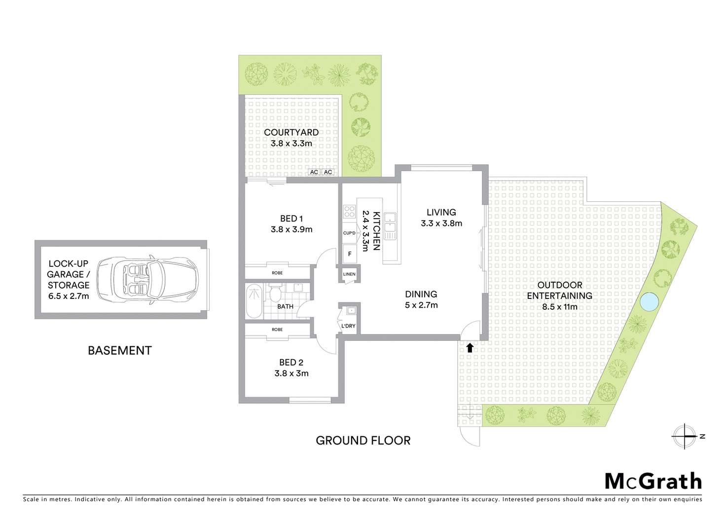 Floorplan of Homely apartment listing, 1/4 Cowper Street, Randwick NSW 2031