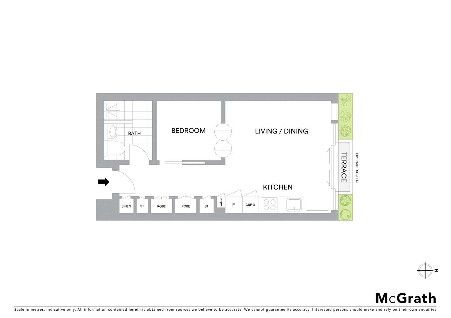 Floorplan of Homely apartment listing, 114/173 Barkly Street, St Kilda VIC 3182