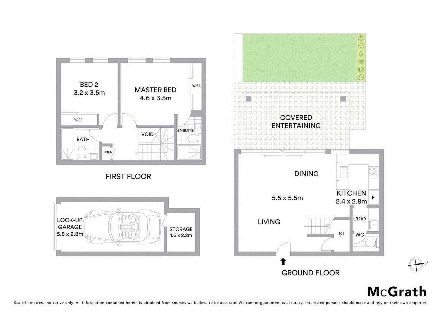 Floorplan of Homely apartment listing, 3/47 Garland Road, Naremburn NSW 2065