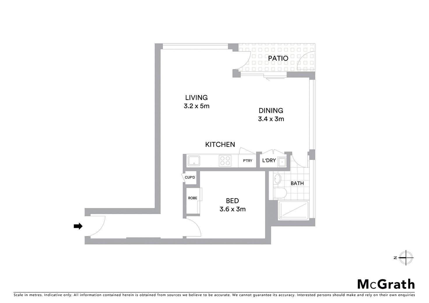 Floorplan of Homely apartment listing, 10506/5 Sam Sing Street, Waterloo NSW 2017