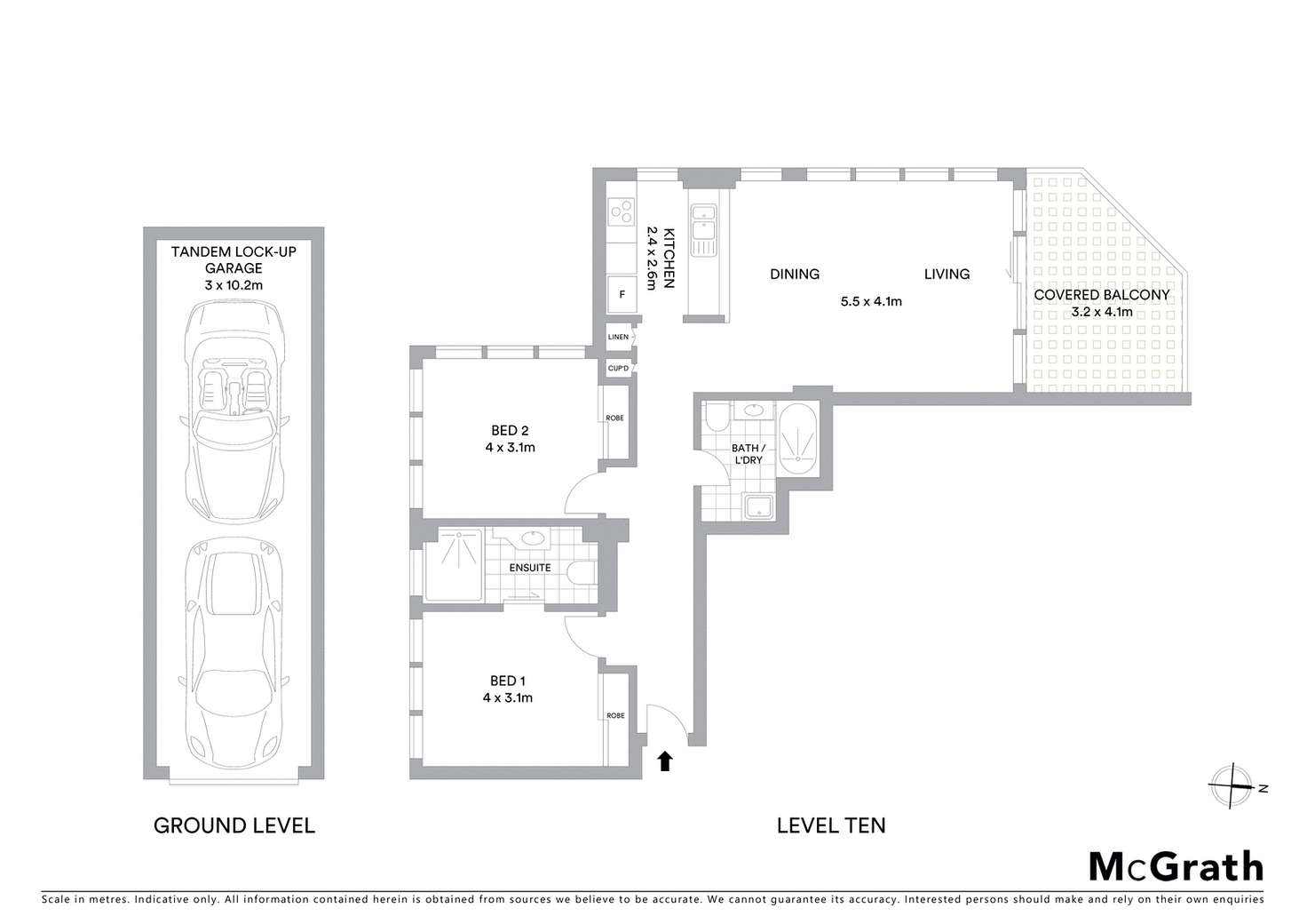 Floorplan of Homely apartment listing, 36/133 Moray Street, New Farm QLD 4005
