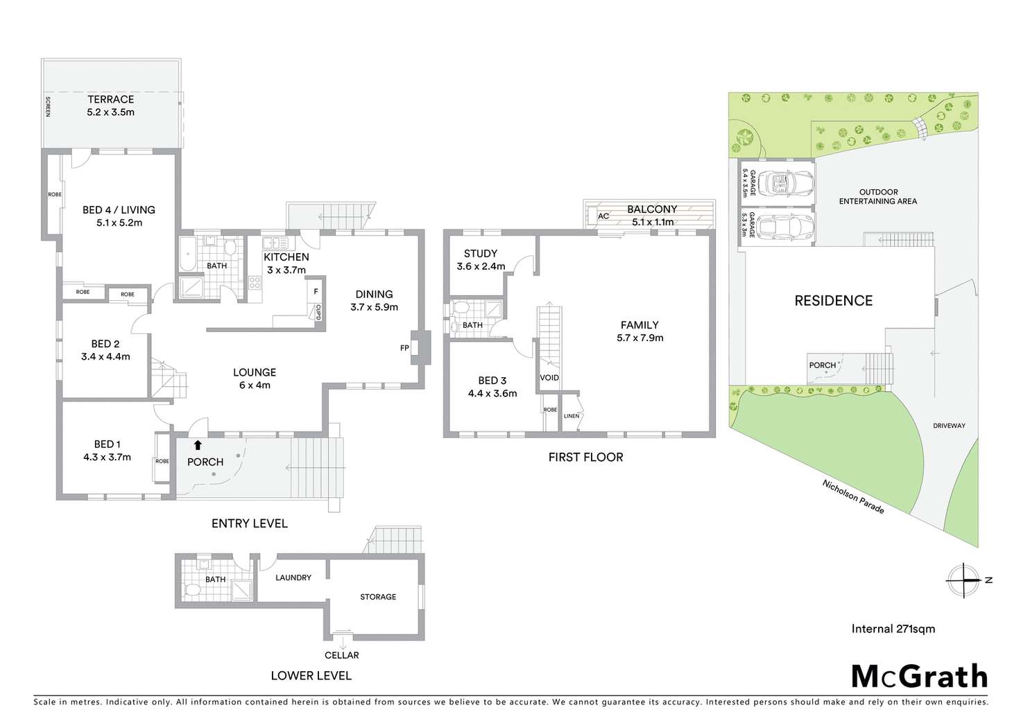 Floorplan of Homely house listing, 189 Nicholson Parade, Cronulla NSW 2230