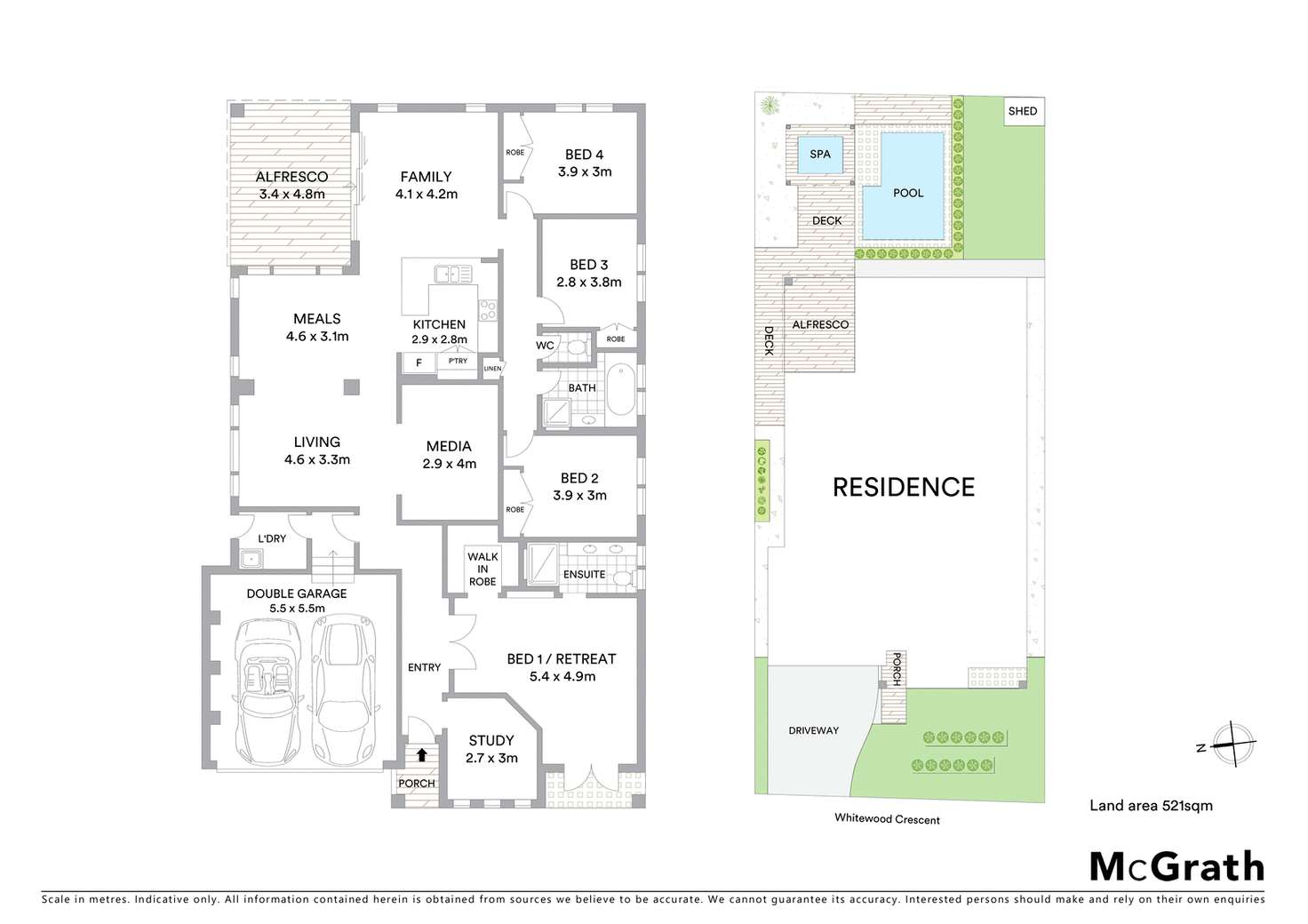 Floorplan of Homely house listing, 35 Whitewood Crescent, Kellyville Ridge NSW 2155