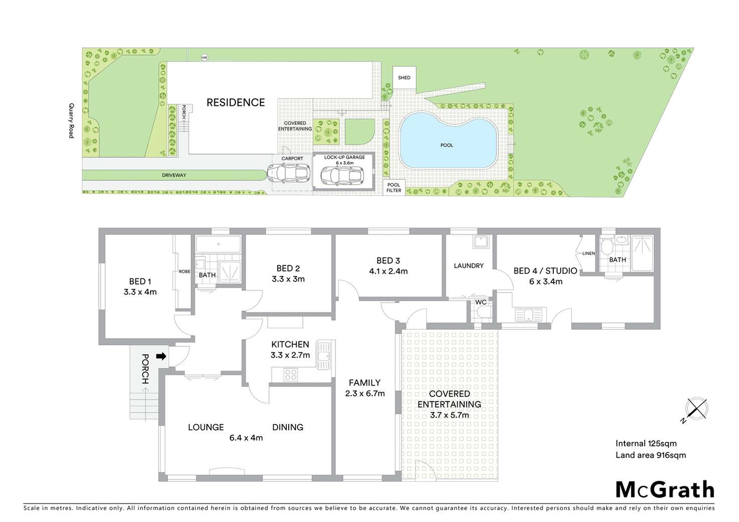 Floorplan of Homely house listing, 282 Quarry Road, Ryde NSW 2112