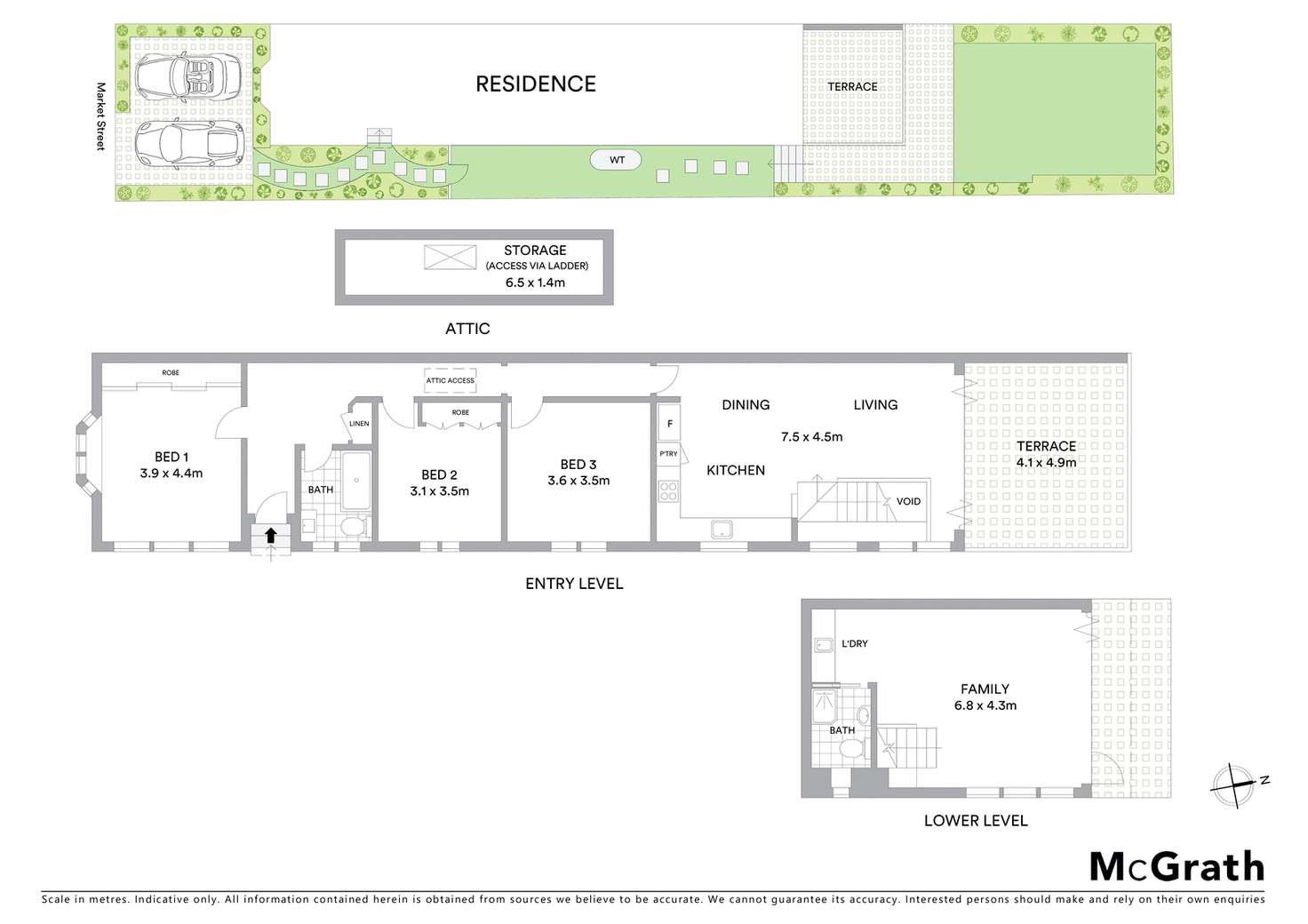 Floorplan of Homely house listing, 51 Market Street, Naremburn NSW 2065