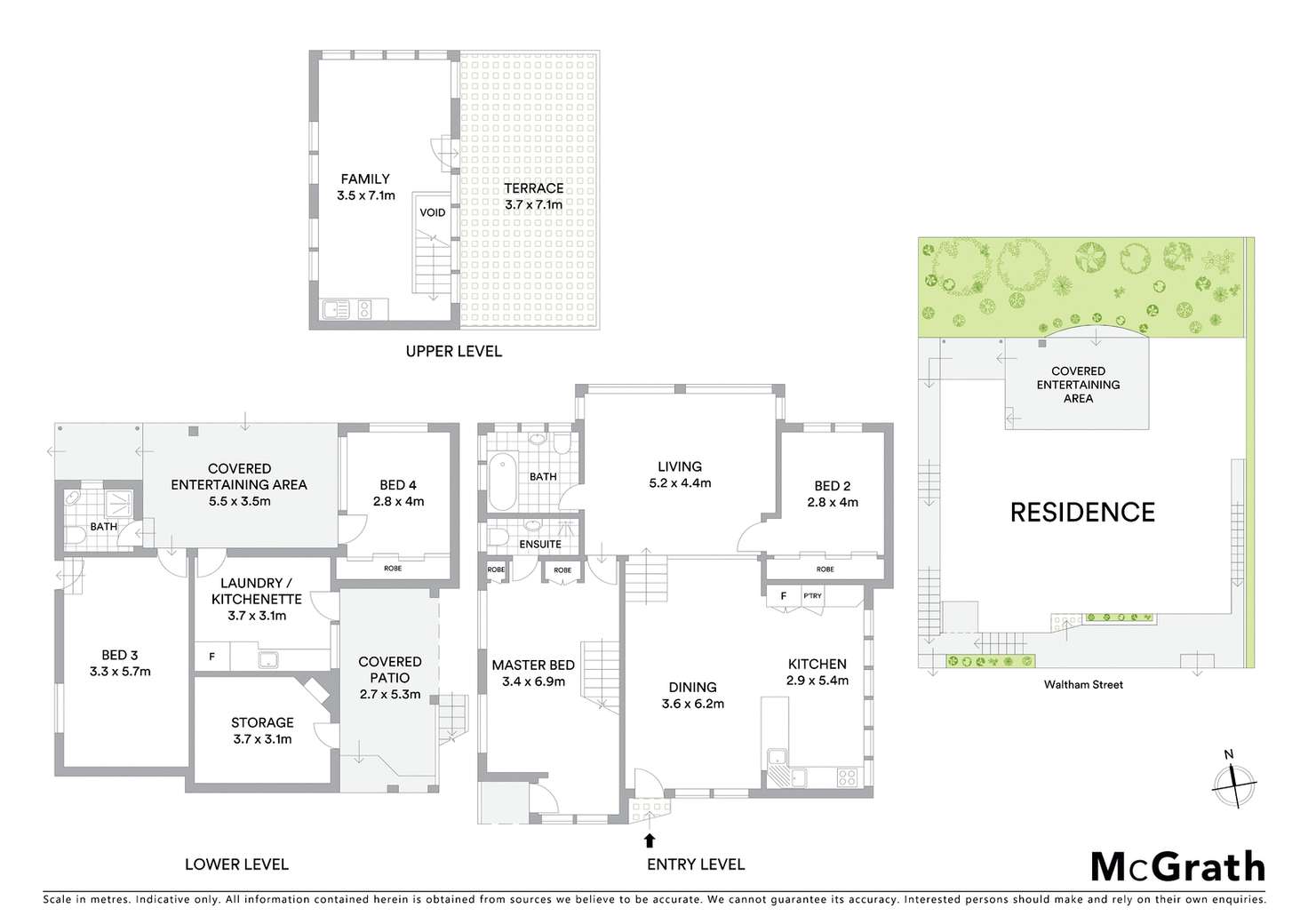 Floorplan of Homely house listing, 4A Waltham Street, Coogee NSW 2034