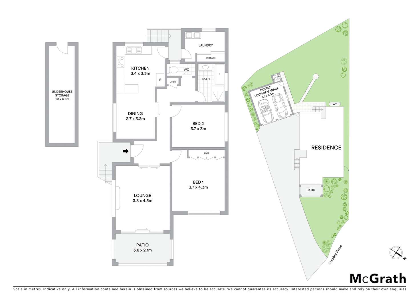 Floorplan of Homely house listing, 5 Comber Crescent, Pendle Hill NSW 2145