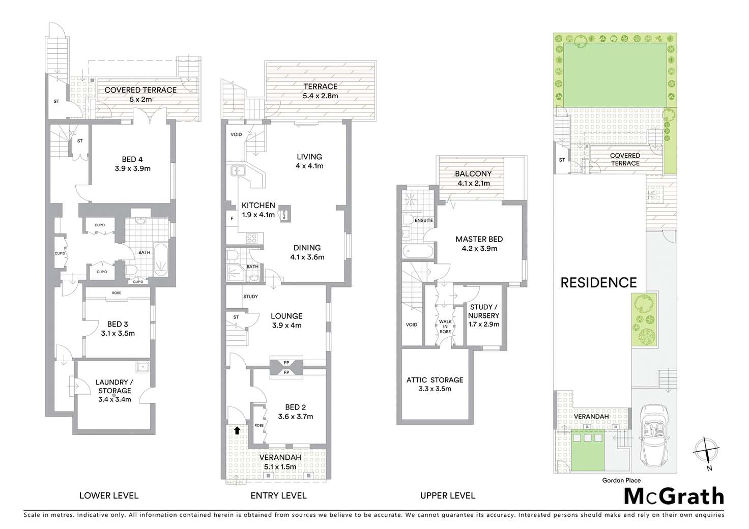 Floorplan of Homely house listing, 15 Gordon Place, Bronte NSW 2024