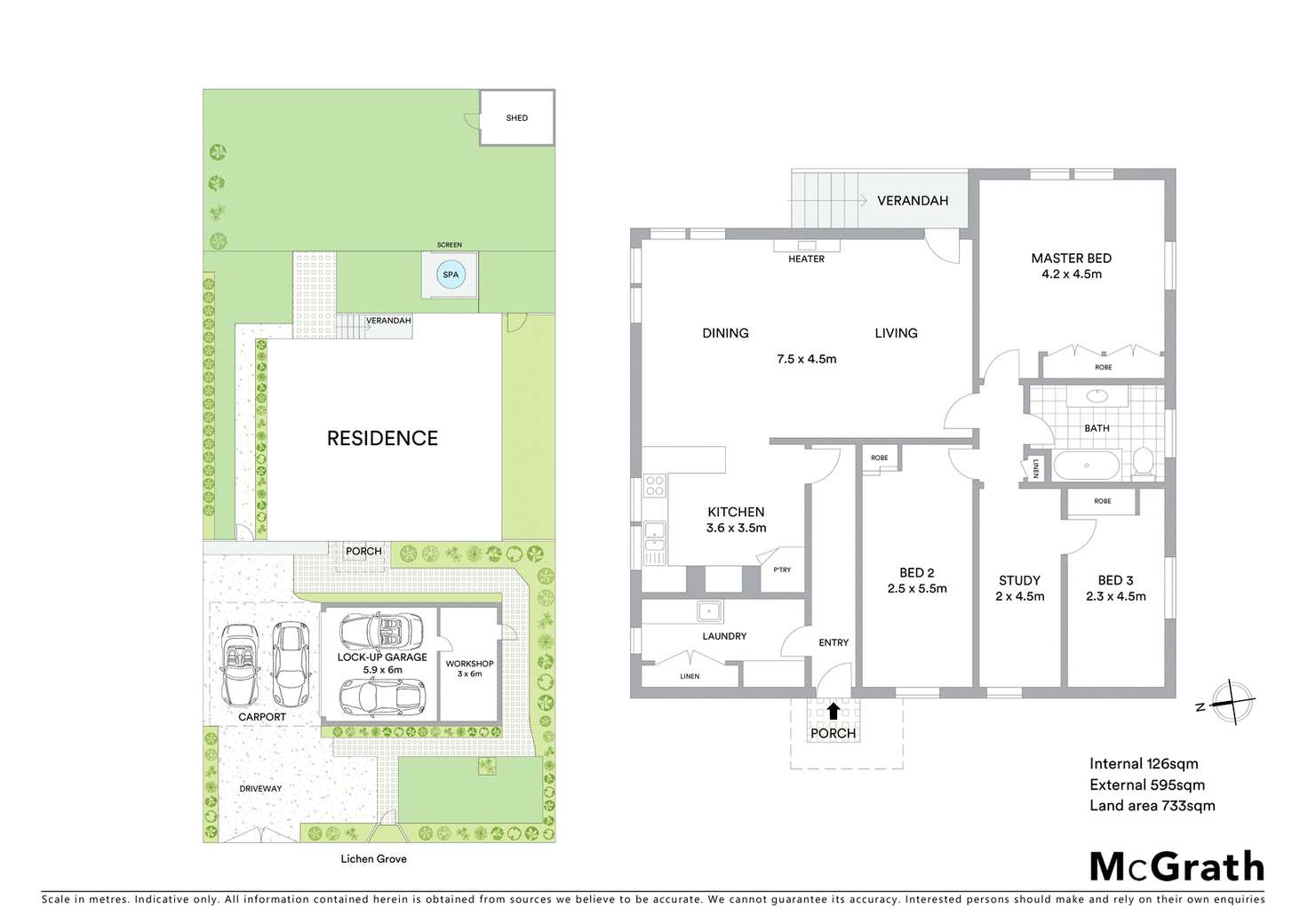 Floorplan of Homely house listing, 1A Lichen Grove, Highton VIC 3216