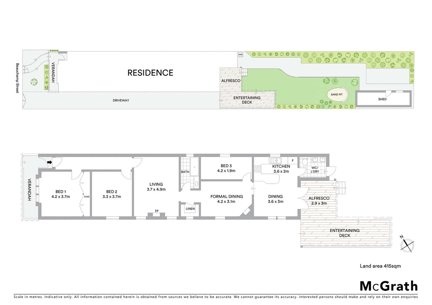 Floorplan of Homely house listing, 104 Beauchamp Street, Marrickville NSW 2204