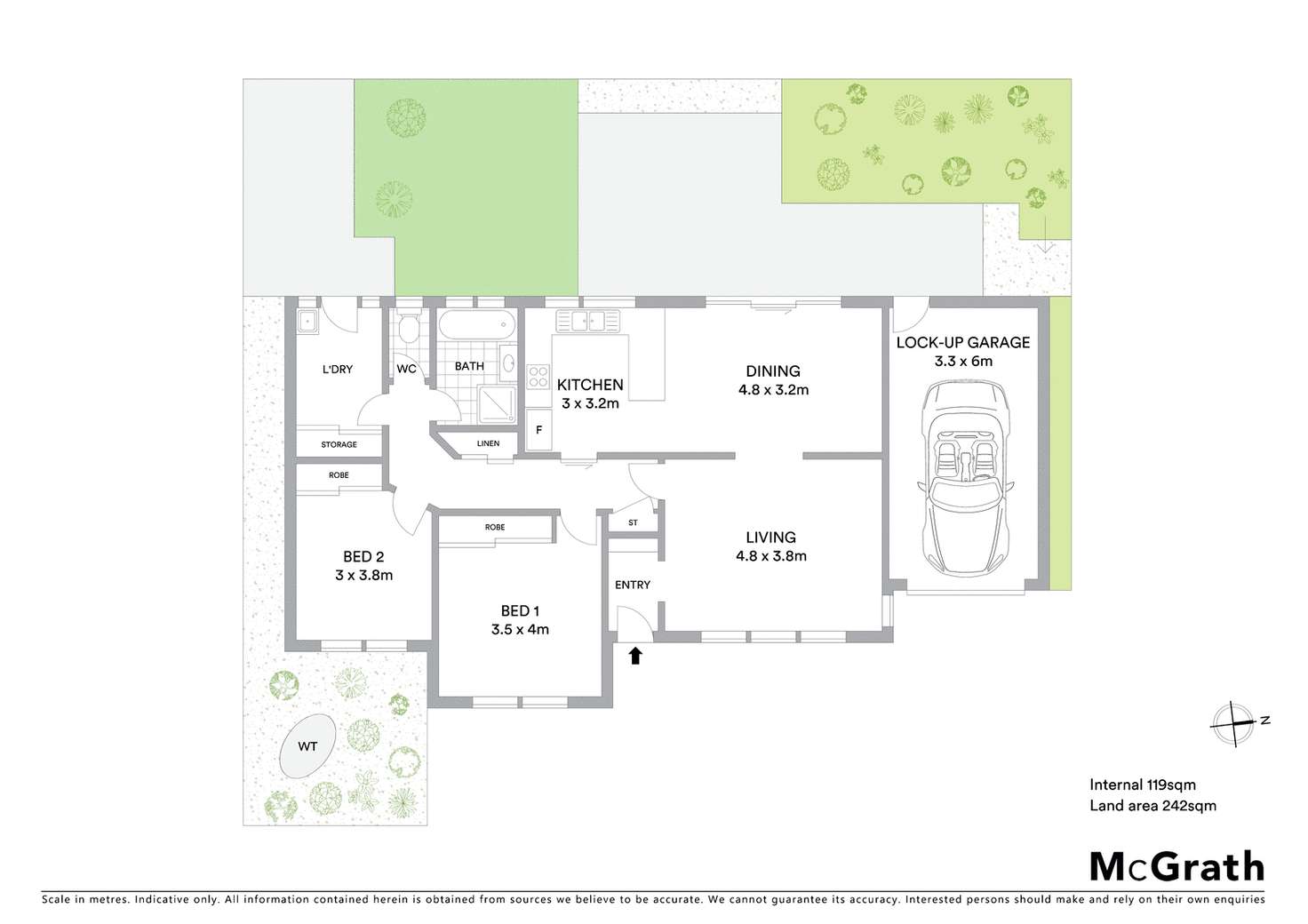 Floorplan of Homely unit listing, 2/87 Tahara Street, Hamlyn Heights VIC 3215