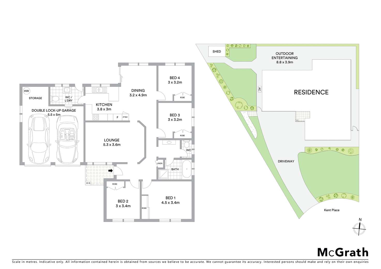 Floorplan of Homely house listing, 3 Kent Place, Bossley Park NSW 2176