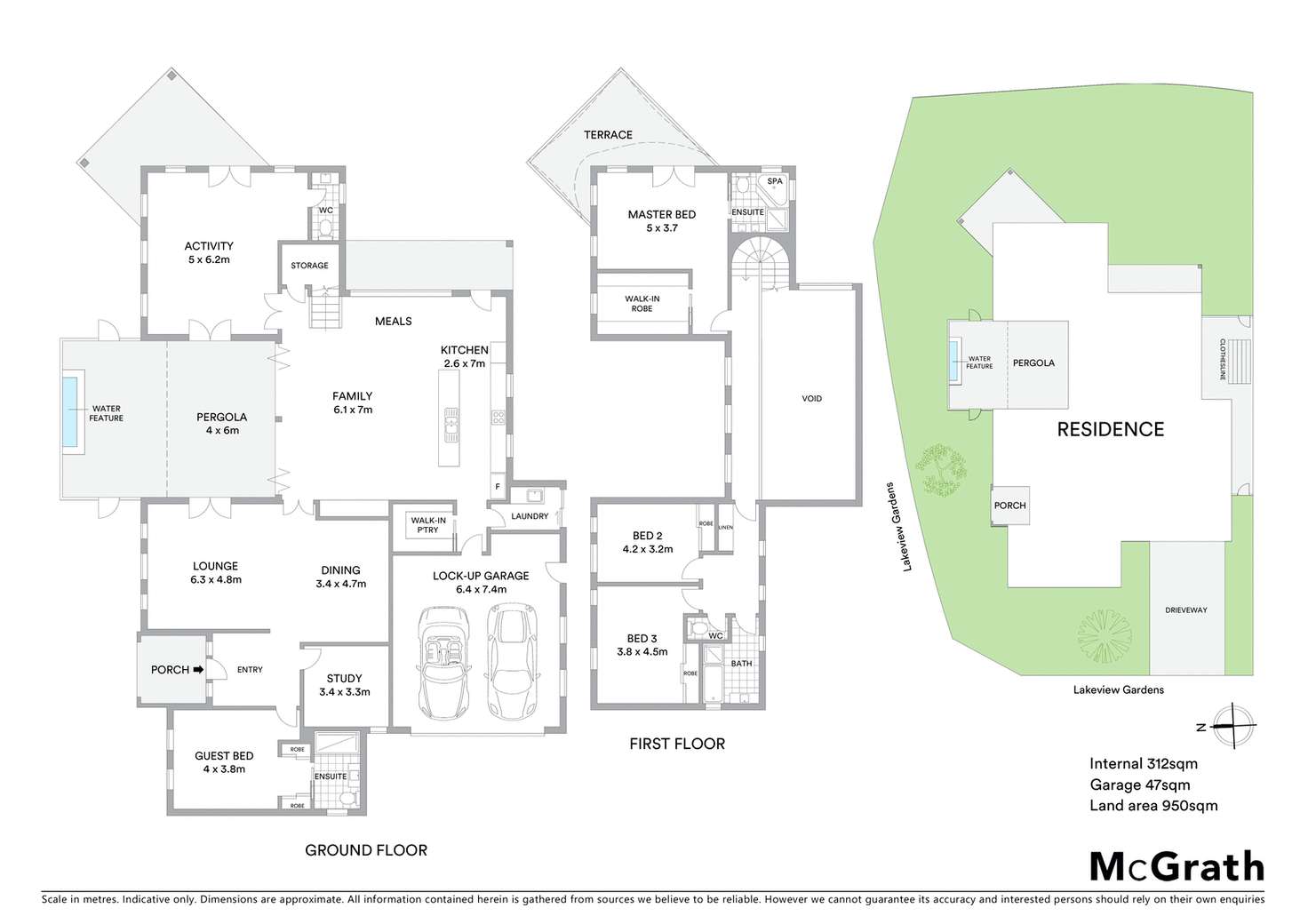 Floorplan of Homely house listing, 6/27 Lakeview Gardens, Jerrabomberra NSW 2619