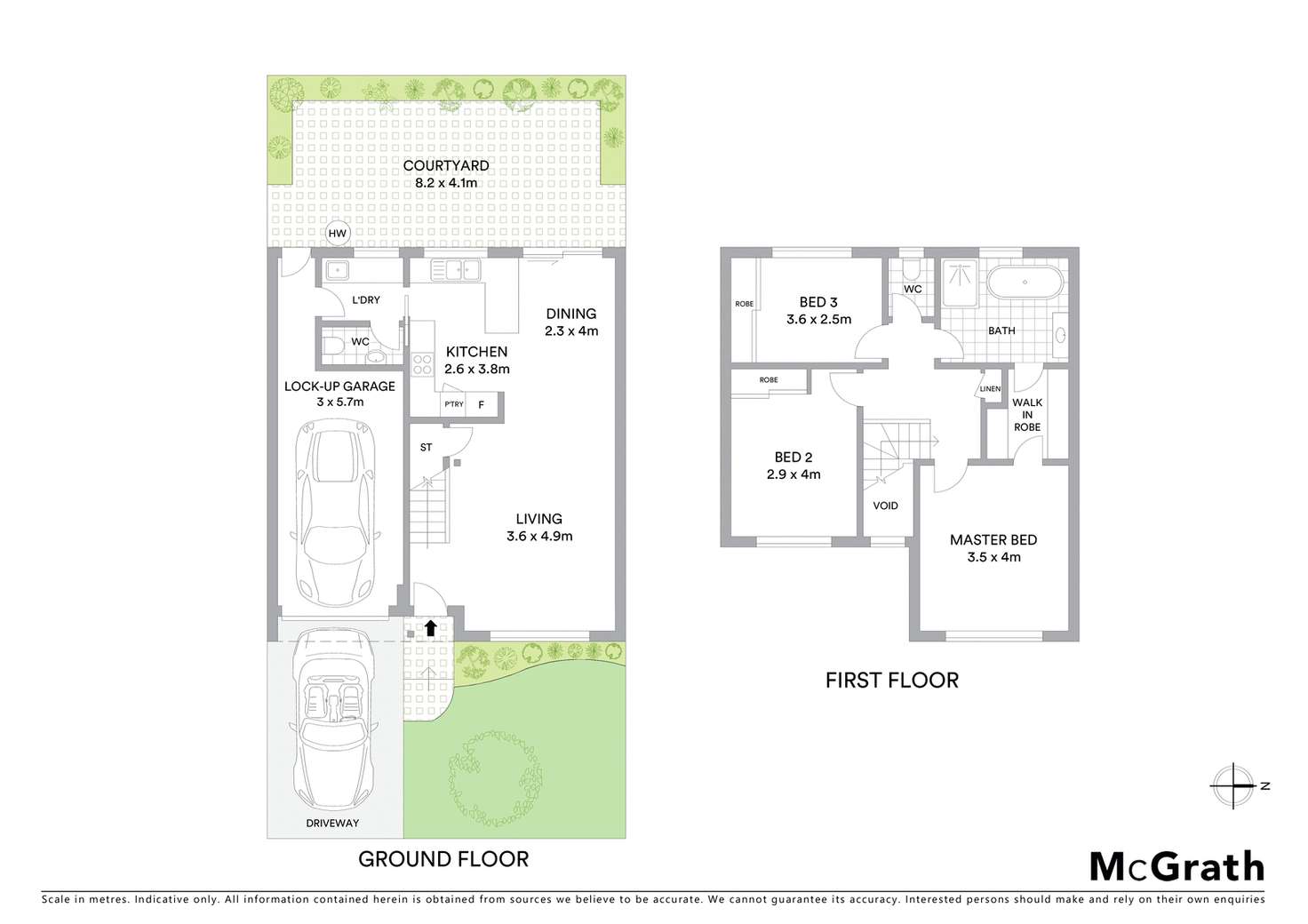 Floorplan of Homely townhouse listing, 6B/17 William Street, Botany NSW 2019