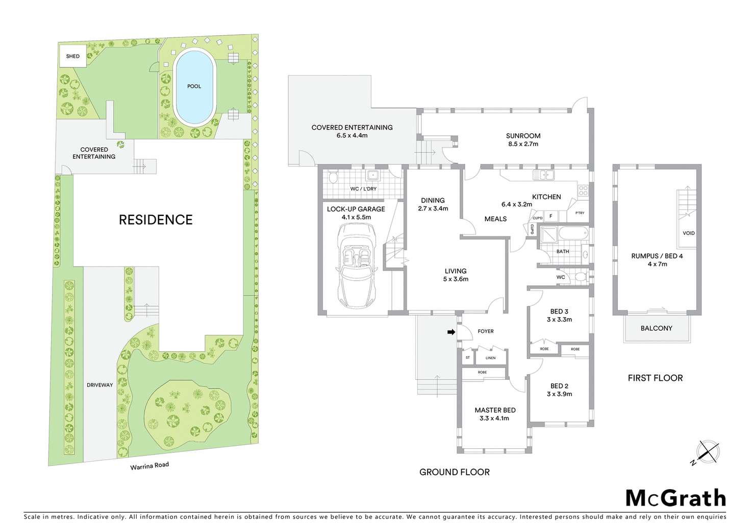 Floorplan of Homely house listing, 6 Warrina Road, Bradbury NSW 2560