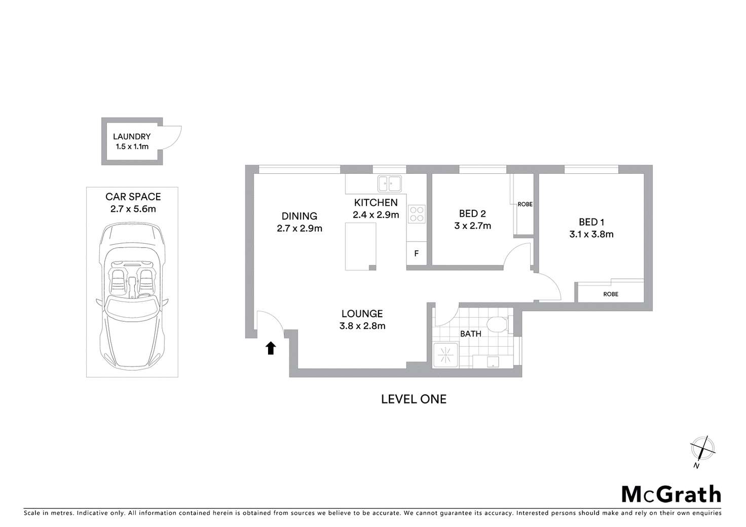 Floorplan of Homely apartment listing, 11/1074 Botany Road, Botany NSW 2019