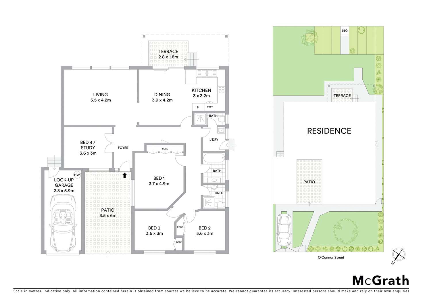 Floorplan of Homely house listing, 27 O'Connor Street, Haberfield NSW 2045