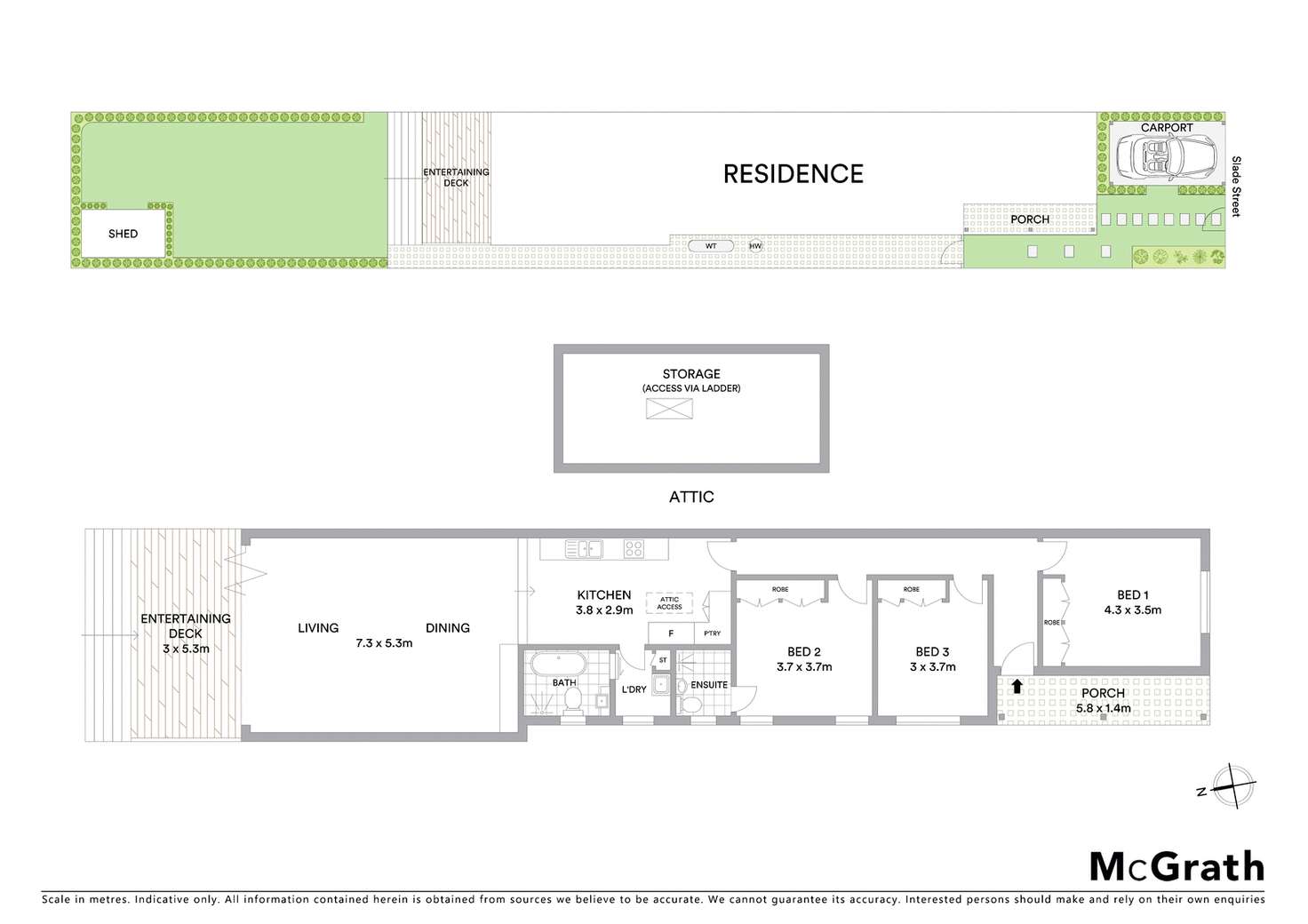 Floorplan of Homely house listing, 19 Slade Street, Naremburn NSW 2065