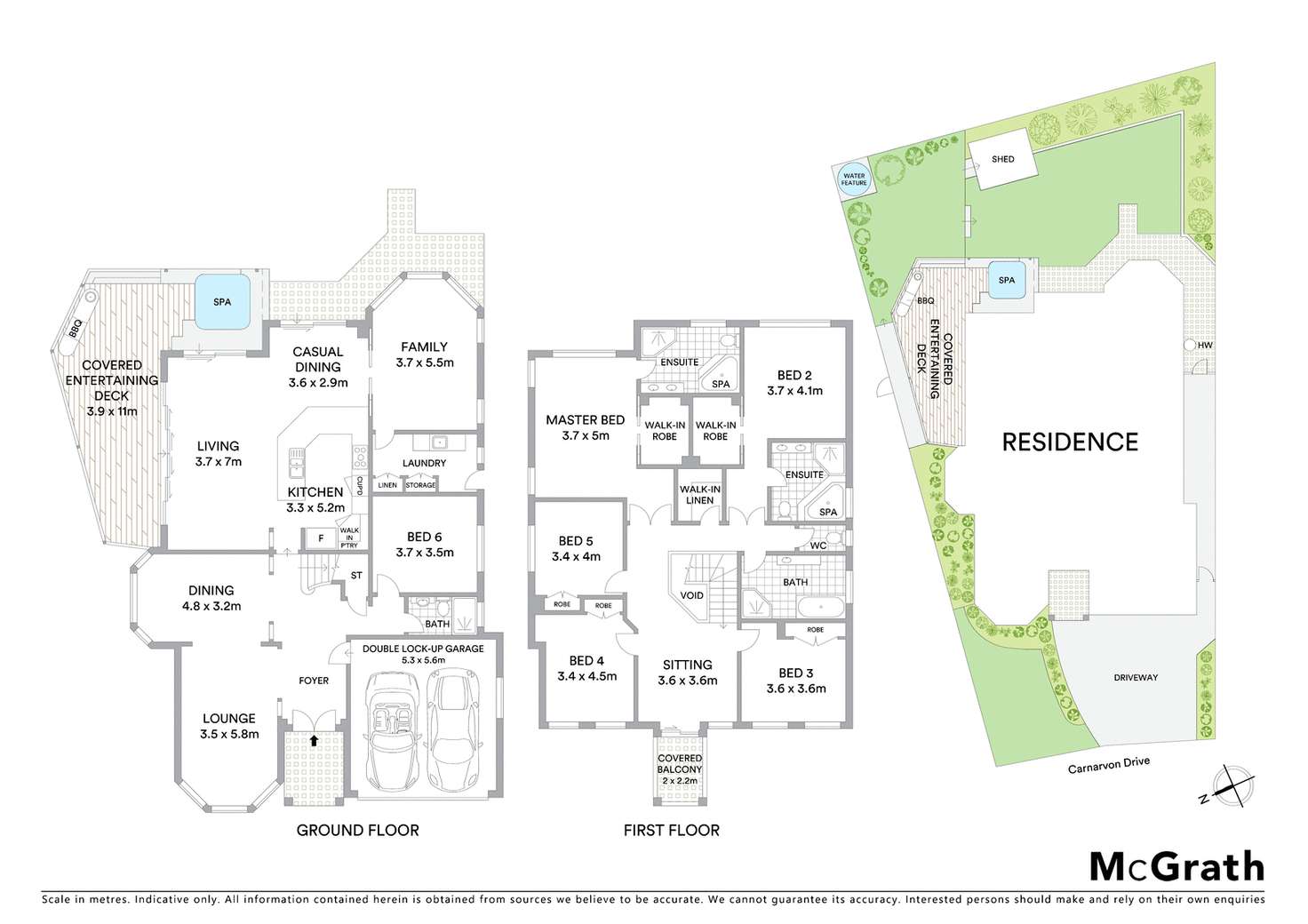 Floorplan of Homely house listing, 34 Carnarvon Drive, Frenchs Forest NSW 2086