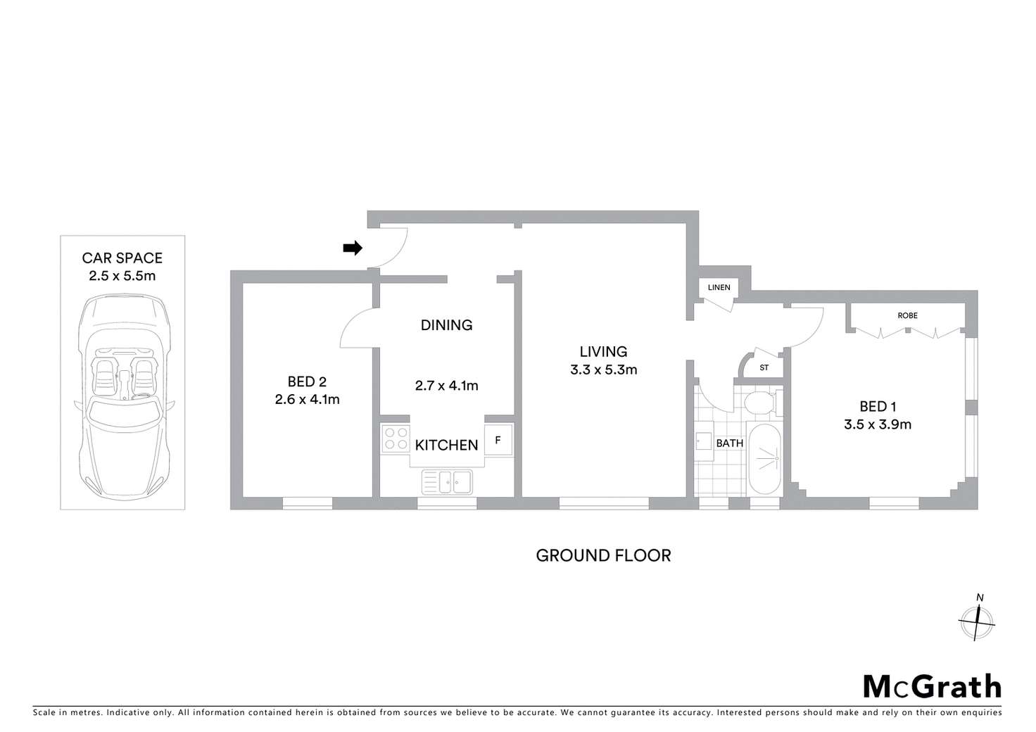 Floorplan of Homely apartment listing, 4/22 Balfour Road, Rose Bay NSW 2029