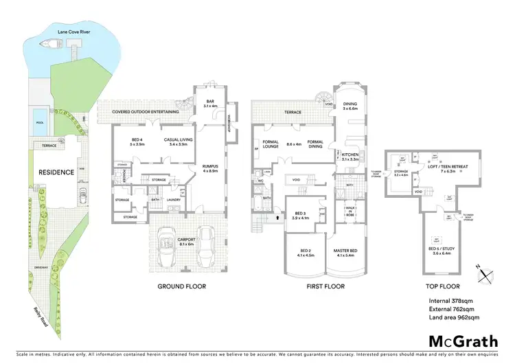 Floorplan of Homely house listing, 3 Reiby Road, Hunters Hill NSW 2110