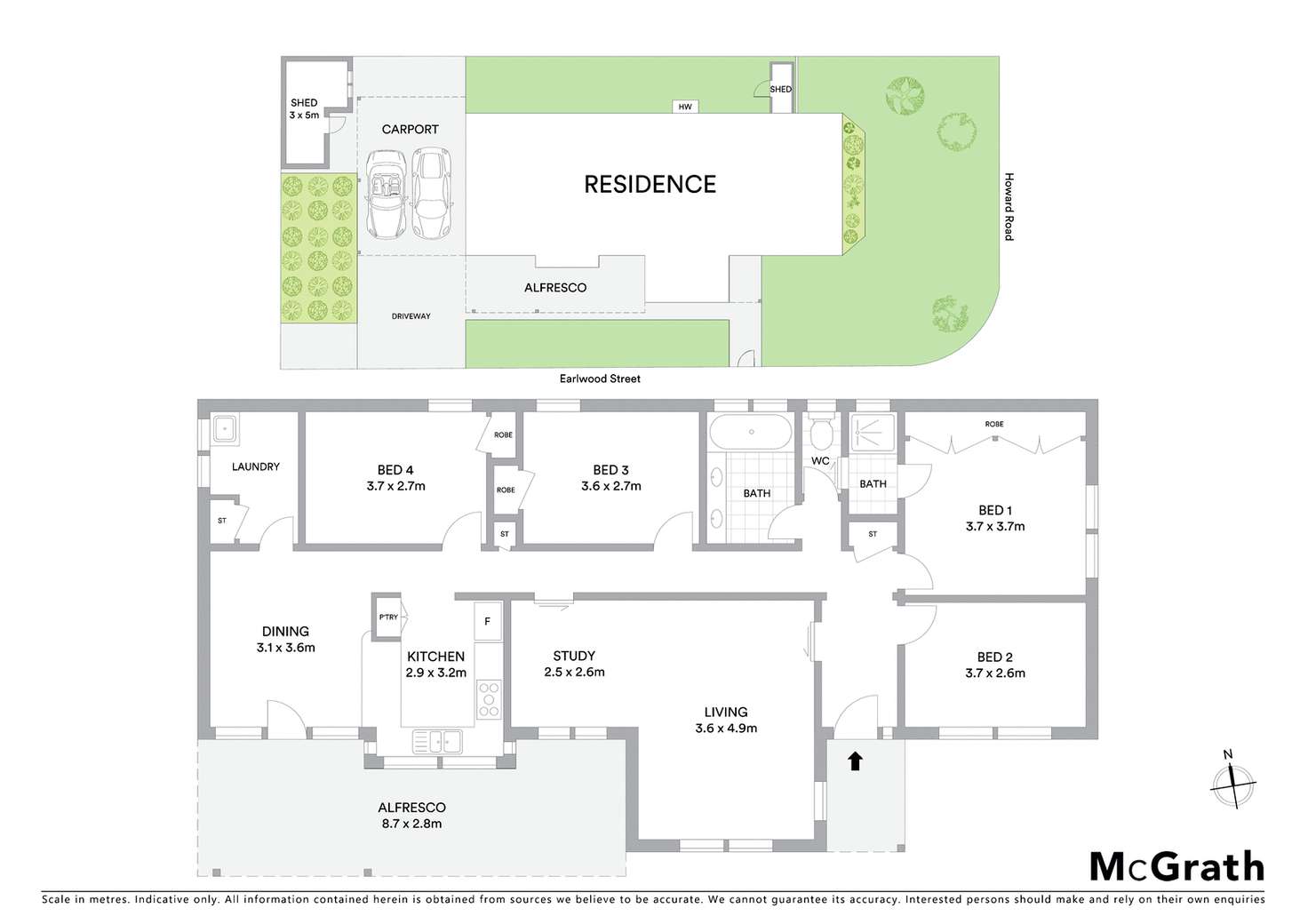 Floorplan of Homely house listing, 58 Howard Road, Dingley Village VIC 3172