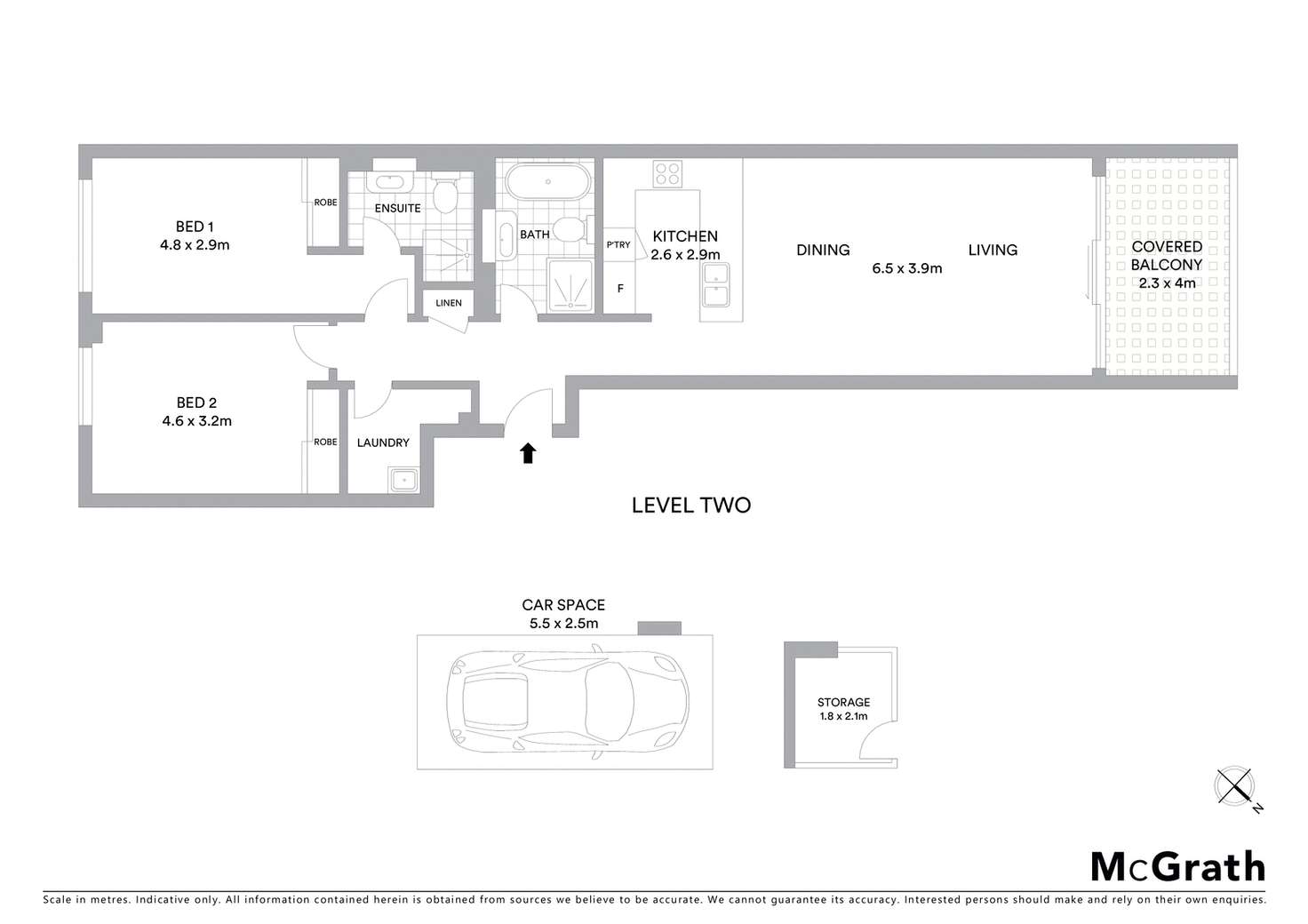 Floorplan of Homely unit listing, 61/1 Monash Road, Gladesville NSW 2111