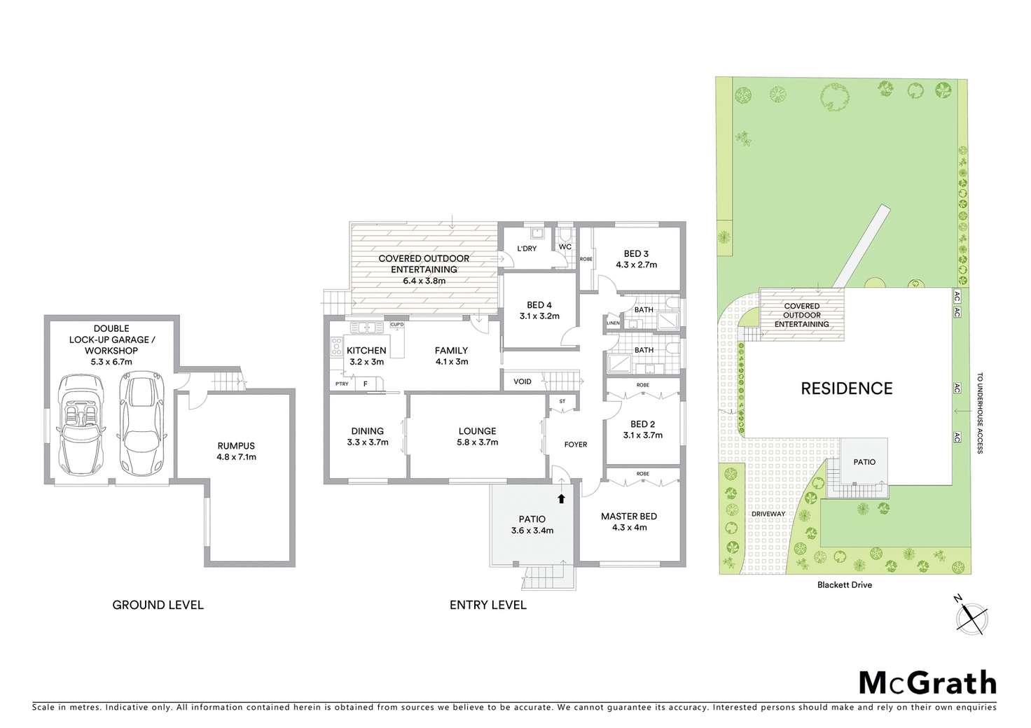 Floorplan of Homely house listing, 39 Blackett Drive, Castle Hill NSW 2154