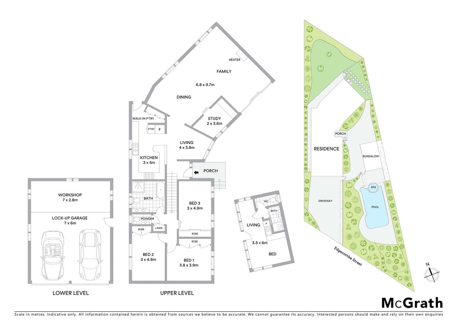 Floorplan of Homely house listing, 1 Edgecombe Street, Hamlyn Heights VIC 3215