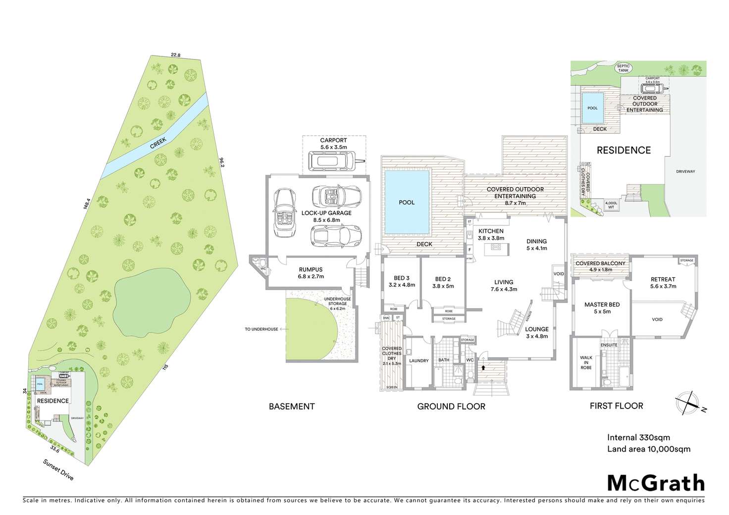 Floorplan of Homely house listing, 13 Sunset Drive, Little Mountain QLD 4551