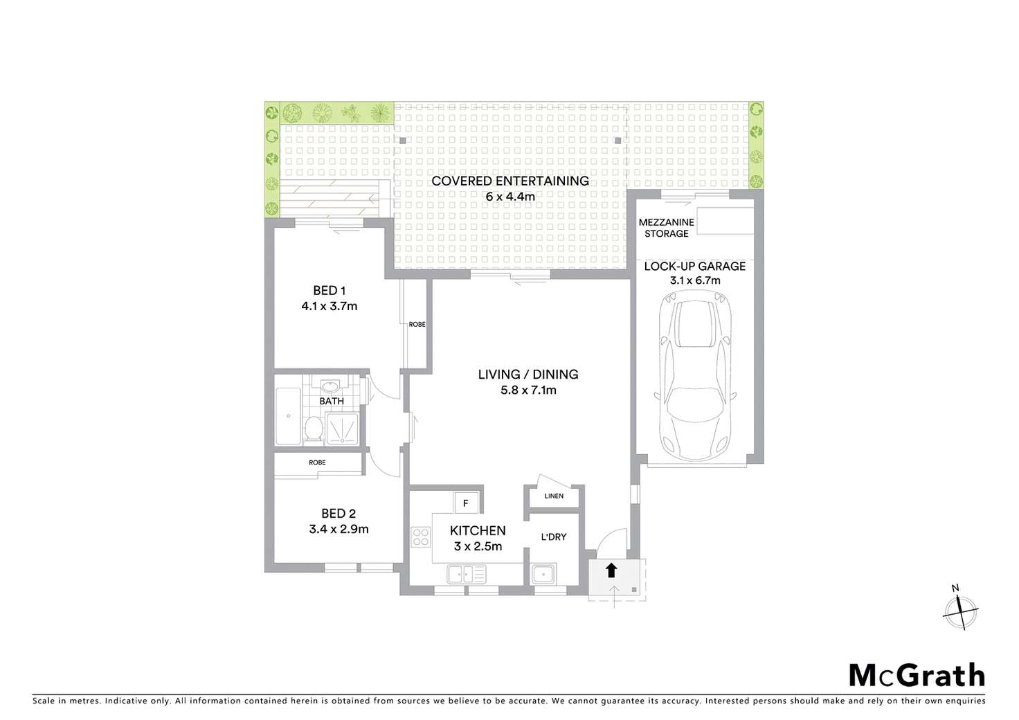 Floorplan of Homely villa listing, 3/13 Bayview Street, Tennyson Point NSW 2111