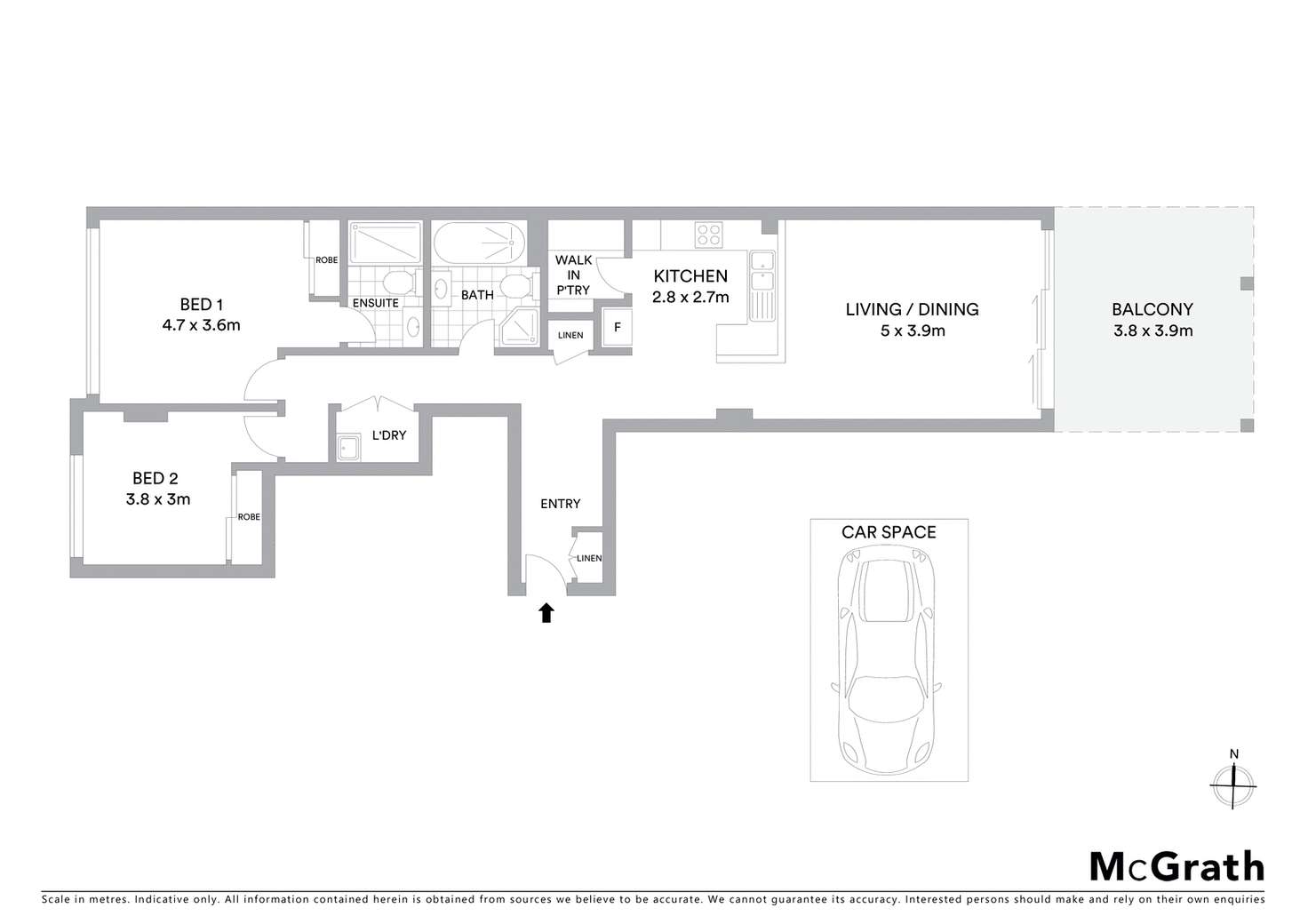 Floorplan of Homely apartment listing, 9/141 Bowden Street, Meadowbank NSW 2114