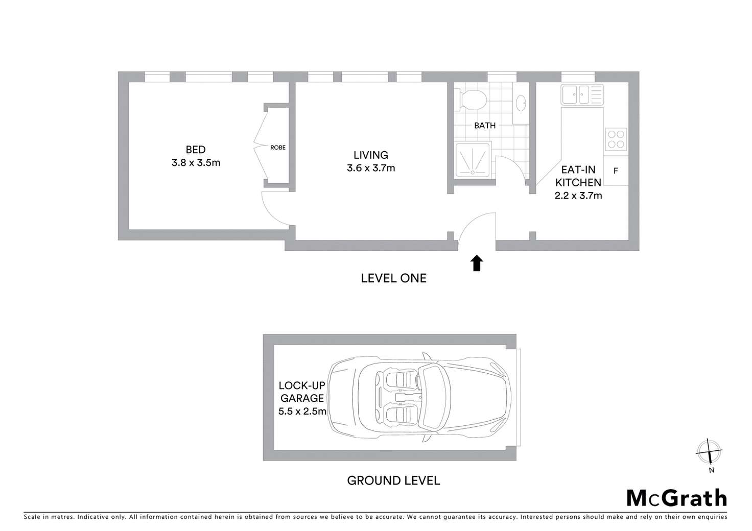 Floorplan of Homely apartment listing, 6/4 Kensington Road, Kensington NSW 2033