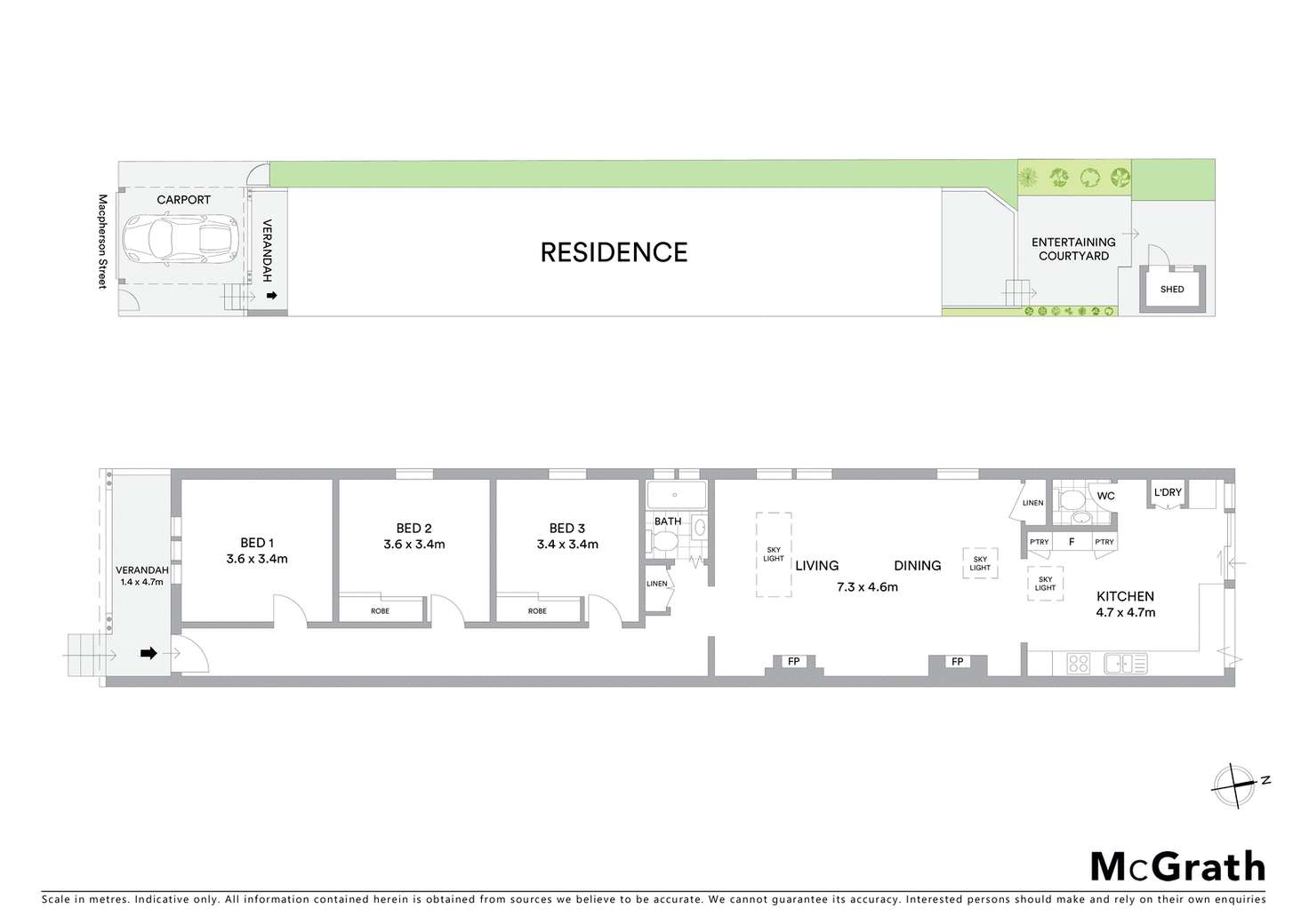 Floorplan of Homely house listing, 94 Macpherson Street, Bronte NSW 2024