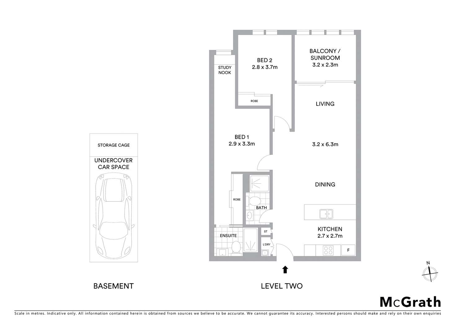Floorplan of Homely apartment listing, 218/138 Glen Eira Road, Elsternwick VIC 3185