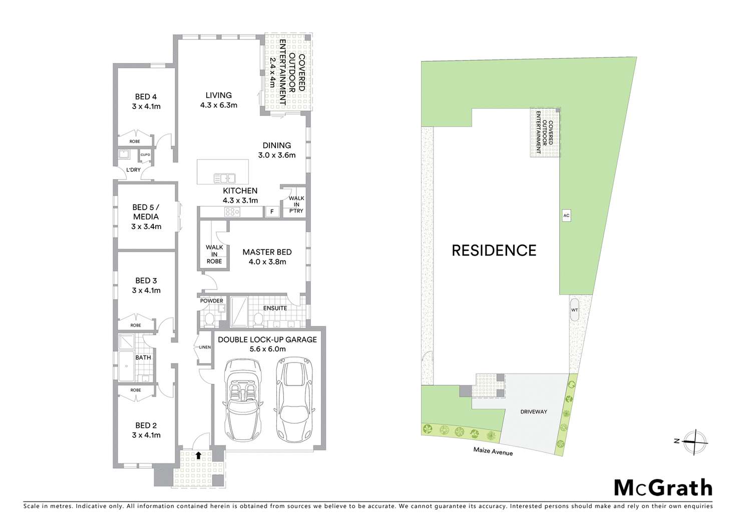 Floorplan of Homely house listing, 6 Maize Avenue, Spring Farm NSW 2570