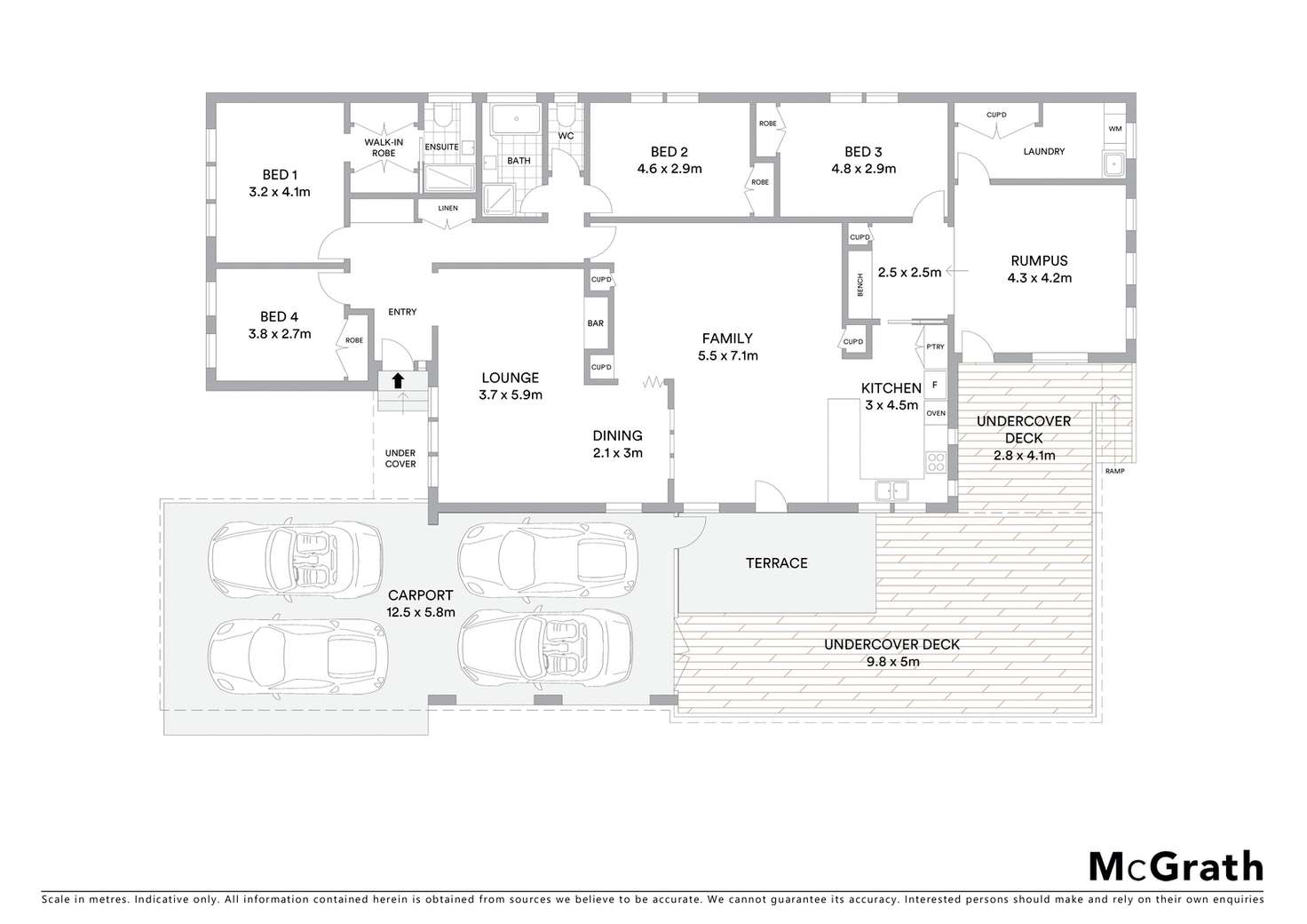 Floorplan of Homely house listing, 28 Glenwood Drive, Croydon VIC 3136