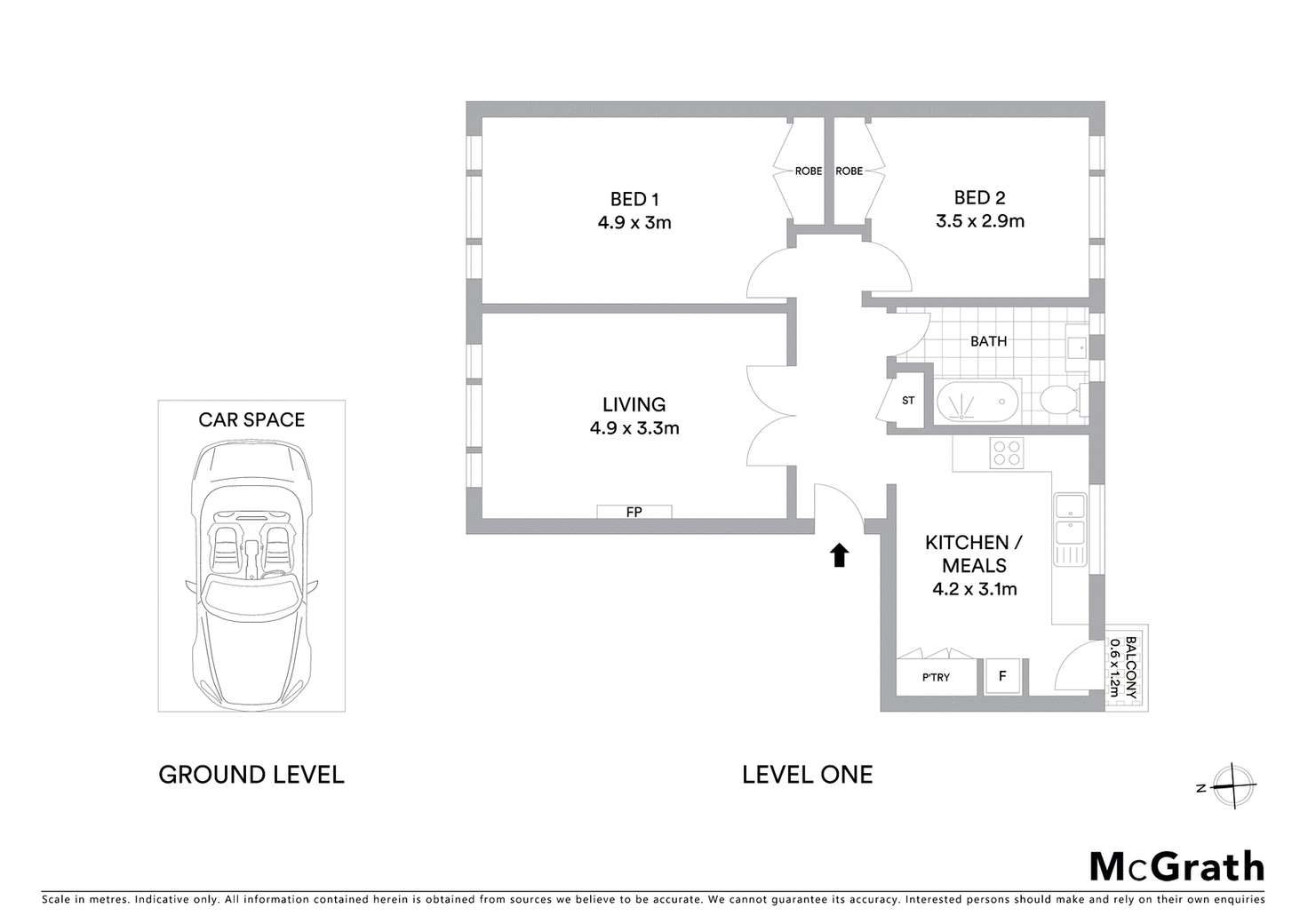 Floorplan of Homely apartment listing, 5/108 Westbury Street, Balaclava VIC 3183