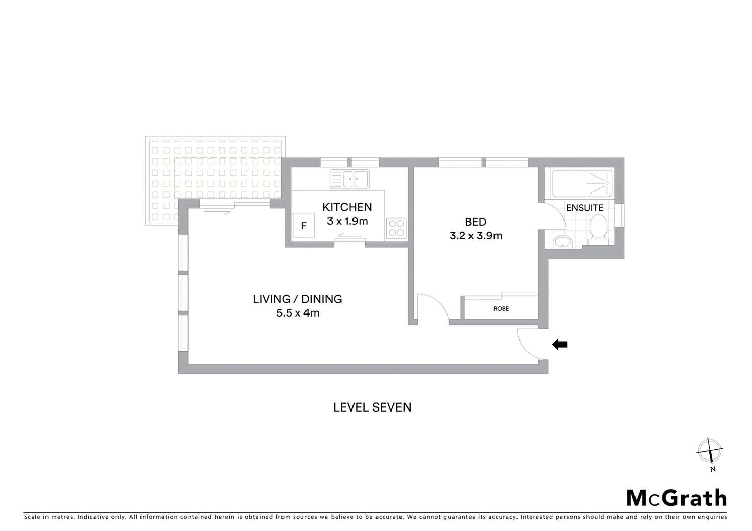 Floorplan of Homely unit listing, 25/190 Spit Road, Mosman NSW 2088