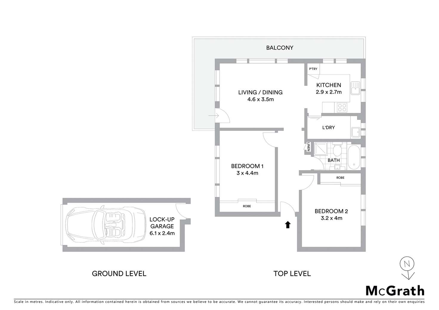 Floorplan of Homely apartment listing, 9/20 Addison Street, Kensington NSW 2033