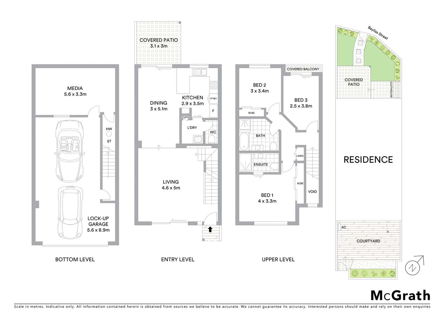 Floorplan of Homely townhouse listing, 10/39 Bayliss Street, Auchenflower QLD 4066