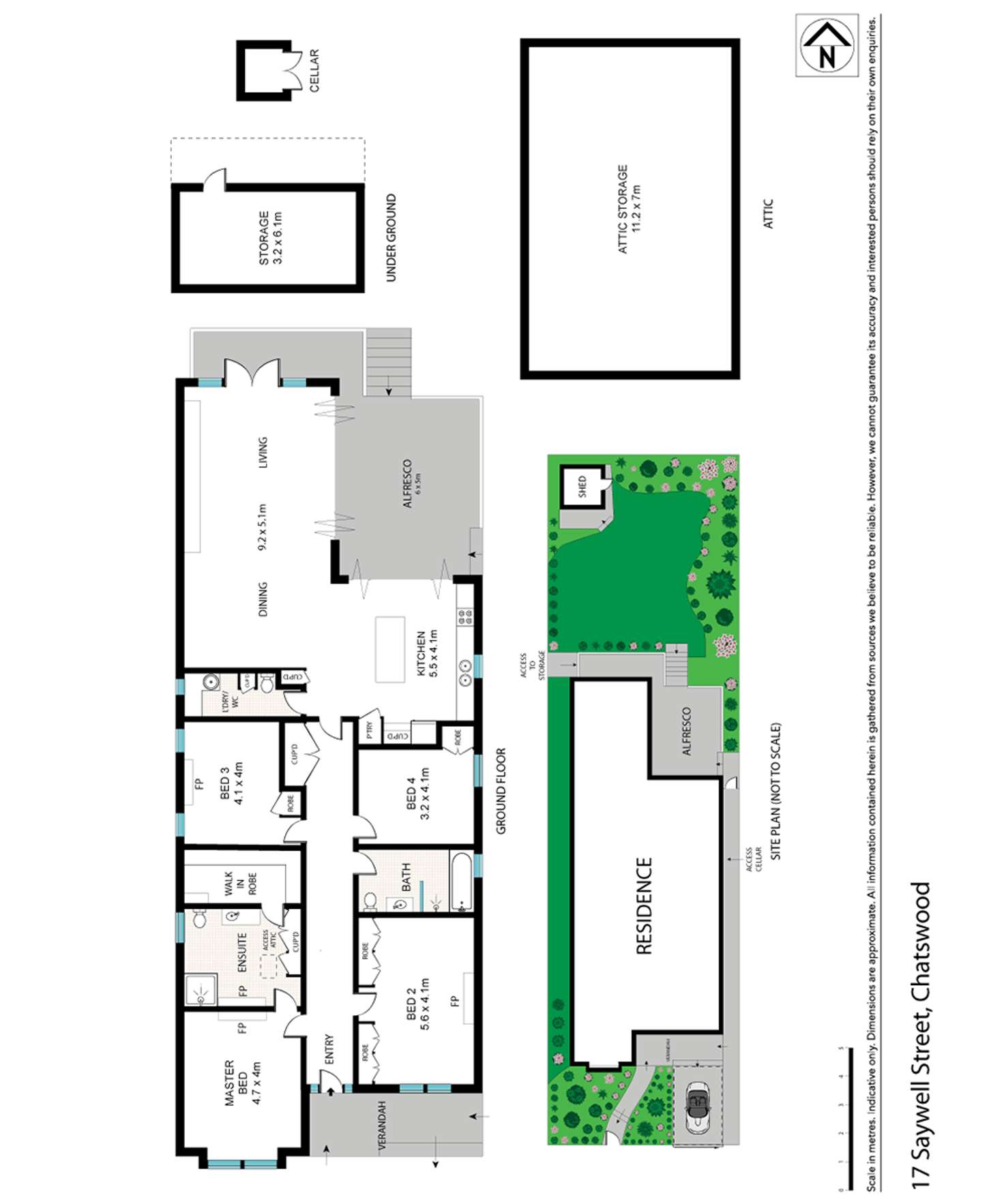 Floorplan of Homely house listing, 17 Saywell Street, Chatswood NSW 2067