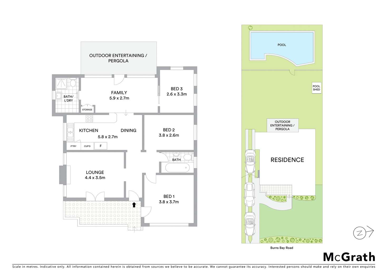 Floorplan of Homely house listing, 253 Burns Bay Road, Lane Cove NSW 2066