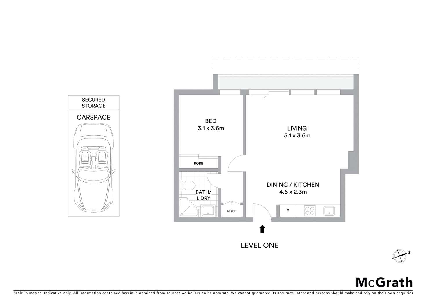Floorplan of Homely apartment listing, 16/260 Alison Road, Randwick NSW 2031