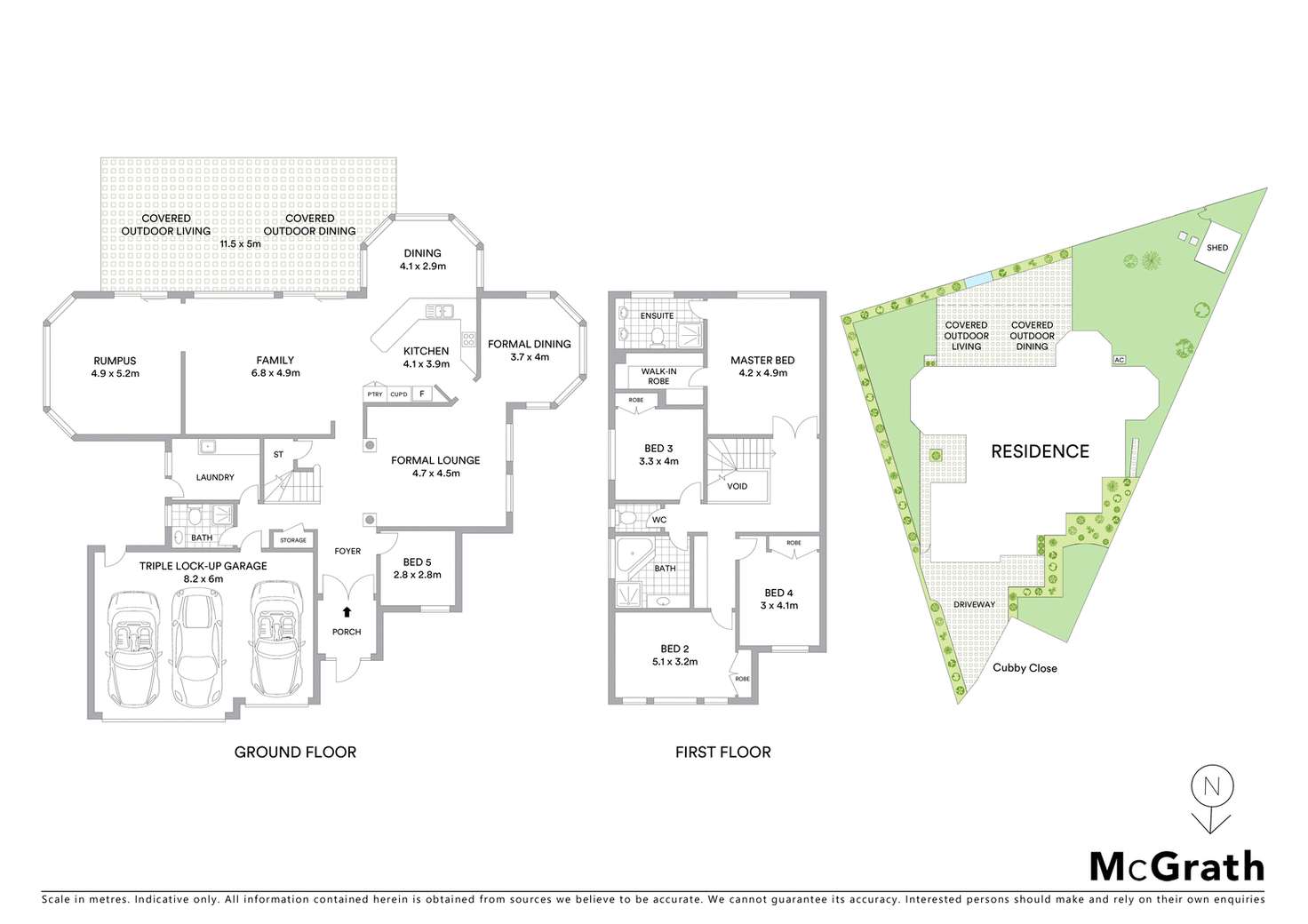 Floorplan of Homely house listing, 8 Cubby Close, Castle Hill NSW 2154