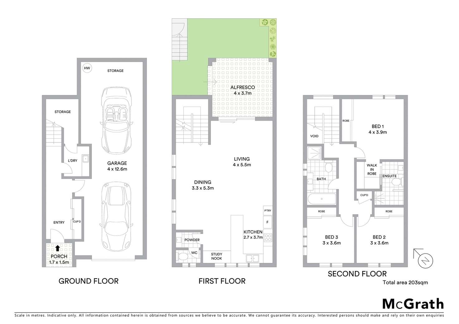 Floorplan of Homely townhouse listing, 13/15 Oasis Close, Manly West QLD 4179