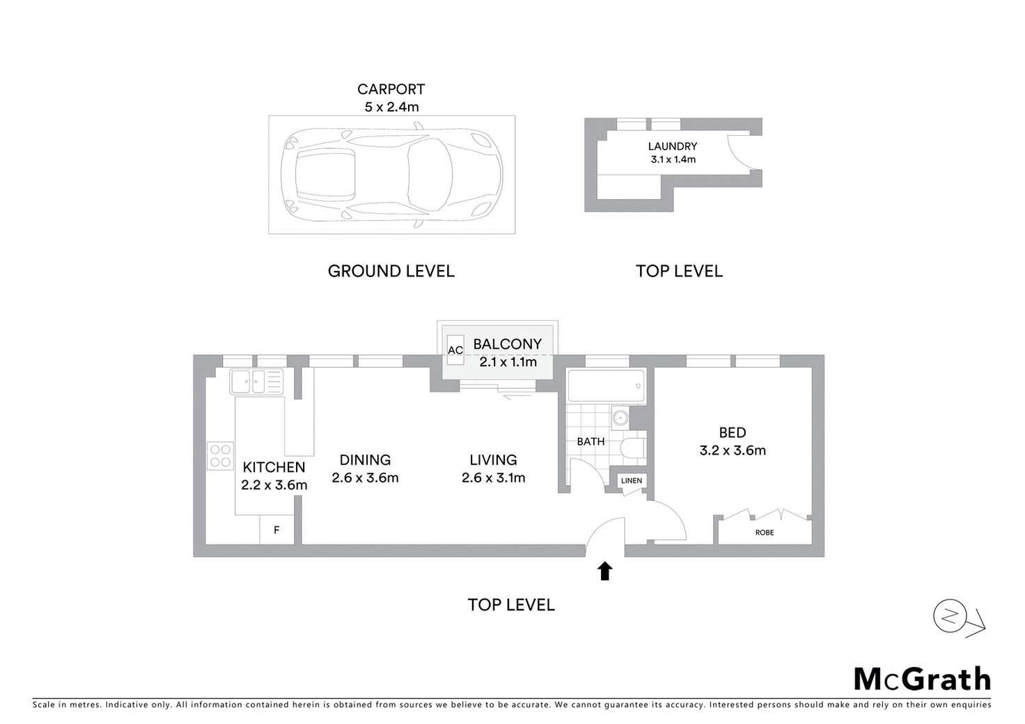 Floorplan of Homely apartment listing, 9/1 William Street, Rose Bay NSW 2029